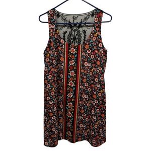Love Reign Floral Sleeveless Mini Dress